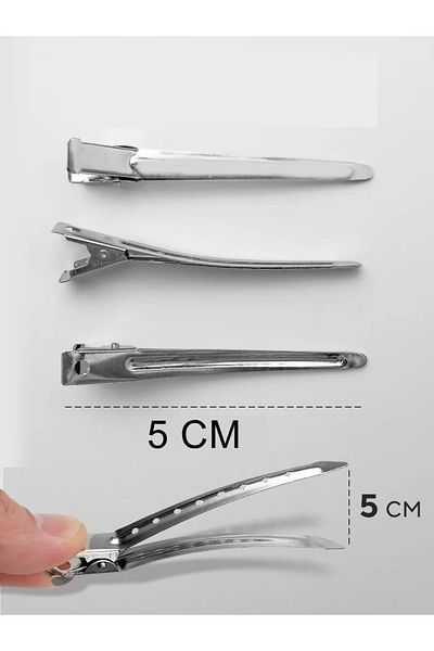 Transformacion كماشة شعر معدنية بإبزيم - 24 قطعة 721371