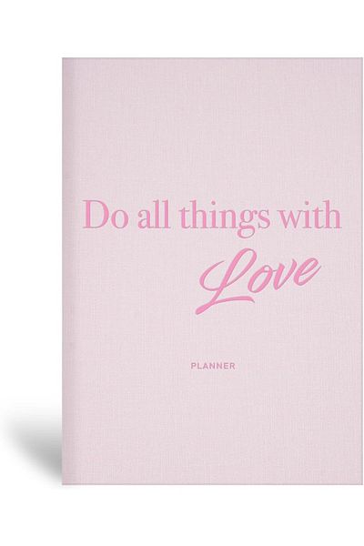 STOREMAX MU-ARTSHOP Цветен 15x21 Планер Linen Unlimited, бележник с дневник, розов, tnca 871301