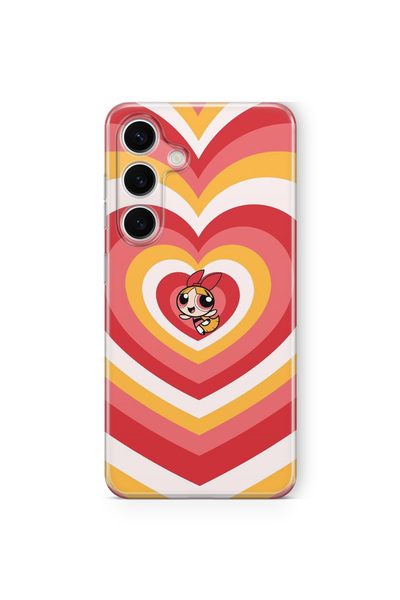 Multitronic حافظة شفافة مطبوعة بتصميم Powerpuff Girls Blossom متوافقة مع هاتف...