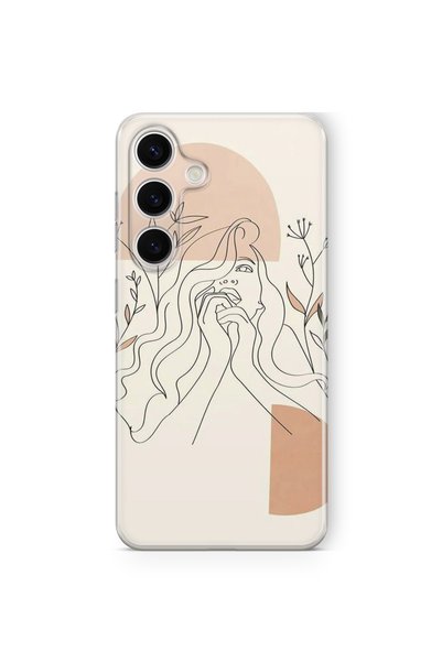 Multitronic غلاف شفاف مطبوع بنمط فني متوافق مع سامسونج جالاكسي A05S متوافق مع...