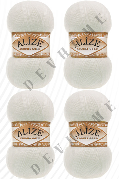 devhome Alize Angora Gold Hand Knitting Thread Yarn Wool Vest Yarn 4 Pieces Acrylic Wool Yarn