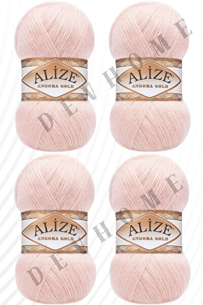 devhome Alize Angora Gold Πλεκτό Χειροποίητο Νήμα Μαλλί Γιλέκο Σχοινί 4 τμχ Α...