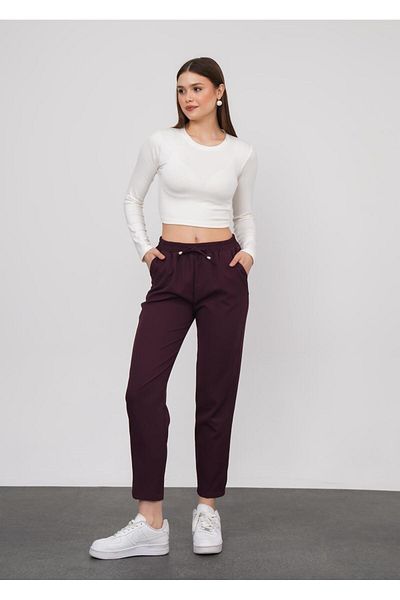 ASM Fashion Women's Lycra with String with Elastic Waist Pants