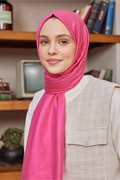 Şalland Ροζ μεταξωτό σάλι