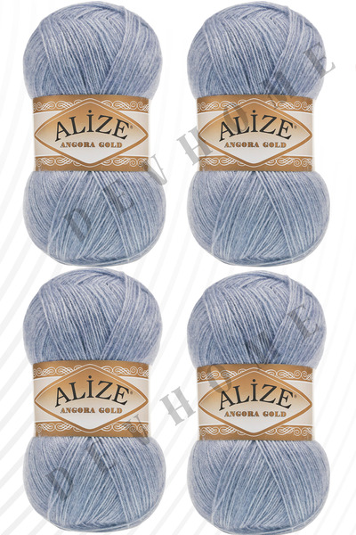 devhome Alize Angora Gold Πλεκτό Χειροποίητο Νήμα Μαλλί Γιλέκο Σχοινί 4 τμχ Α...