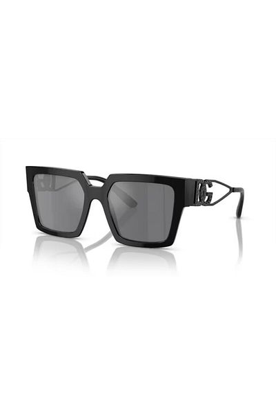 Dolce&Gabbana Dolce & Gabbana Woman Square Sunglasses- Dg 4446b - Lense Size:53mm - Black