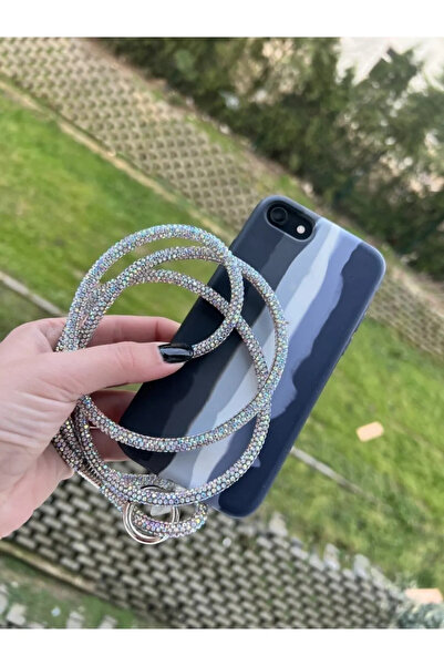 KARANER Taşlı Telefon Askısı Taşlı Janjanlı Telefon Boyun Askısı