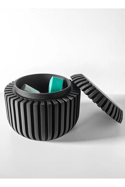 3D Brothers The Yaso Storage Container   Elegant and Modern Desk Organizer for Office and Home