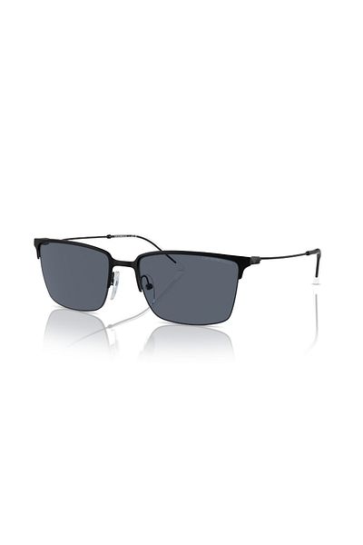 Emporio Armani Man Square Sunglasses- Ea 2155 - Lense Size:58mm - Matte Black
