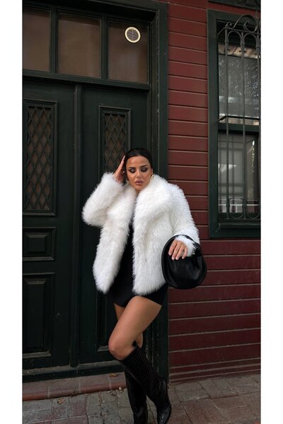 Lady Pixie Guler șal lung pentru femei Crop Plush