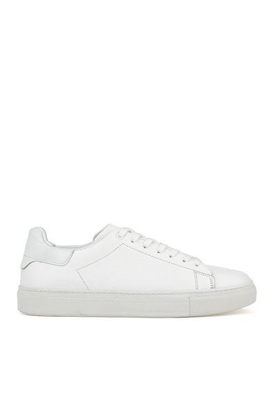 Ziya Men's White Genuine Leather Sneakers - 1511026 Zf7