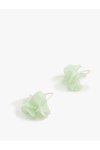 Koton Floral Volume Earrings Large Size