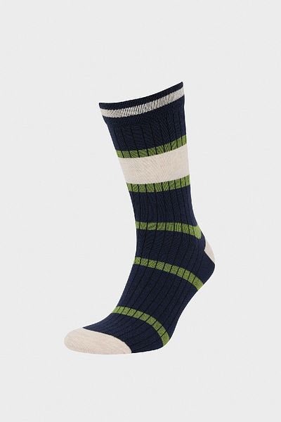DeFacto 3-teilige lange Baumwollsocken für Herren D9665AXNS