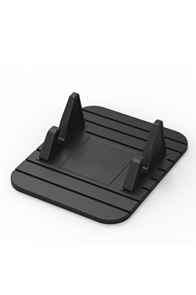 Choice حامل سيليكون أسود مضاد للانزلاق للسيارة، حامل لوحة القيادة، حامل للهات...