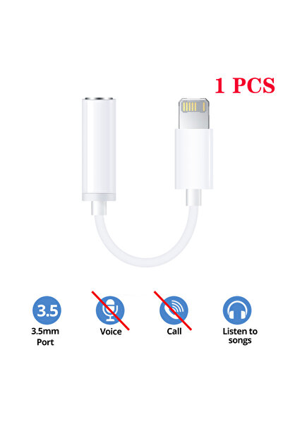 Choice 1 قطعة فقط محول سماعة رأس للموسيقى للإضاءة لهاتف Iphone 11 12 13 14 Pro Max 12mini Se 2020 Xs Xr X