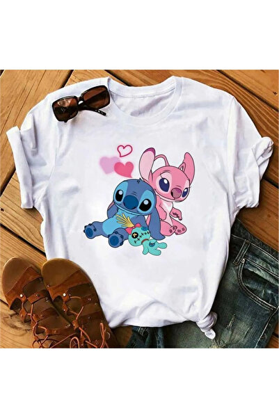 Wish BF تي شيرت ديزني كارتون أوهانا ليلو