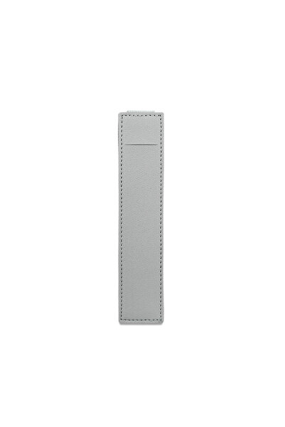 Choice Grey 1/2pcs Leather Adjustable Elastic Band Pen Holder, Pen Pouch For ...