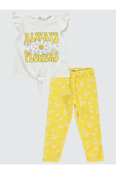 Civil Girls 2-5 Years Girl's Pineapple Patterned Set
