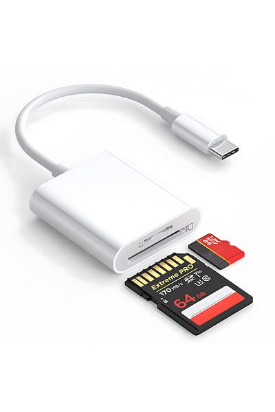 Choice قارئ بطاقة SD Tf USB Type C محول قارئ بطاقة الذاكرة Sd Tf لهاتف Samsung Huawei Xiaomi Sd Tf Card R