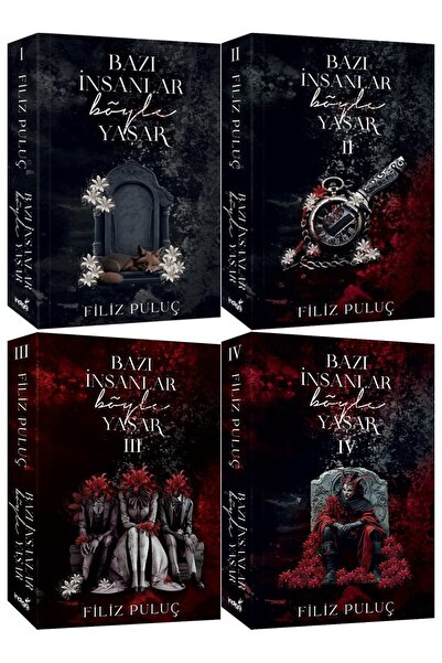 İndigo Kitap Bazı İnsanlar Böyle Yaşar 1 -2 - 3 -4 Karton Kapak 4 'lü Set  Fi...