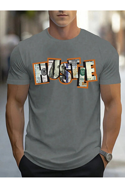 Wish BF Hustle Štampano Oversize kroj T-shirt