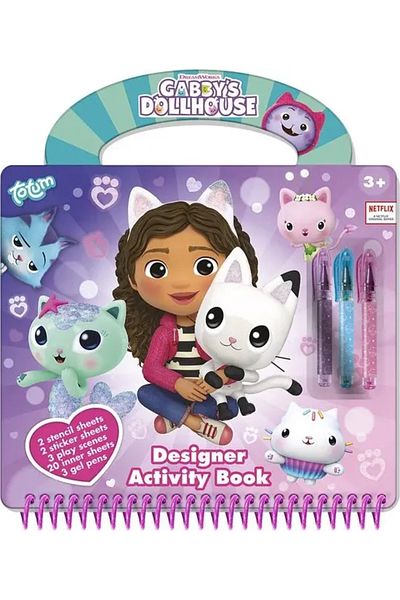 Totum Carte De Activitati & Pixuri - Gabby's Dolhouse