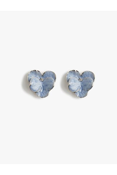 Koton Flower Steel Mixed Earrings