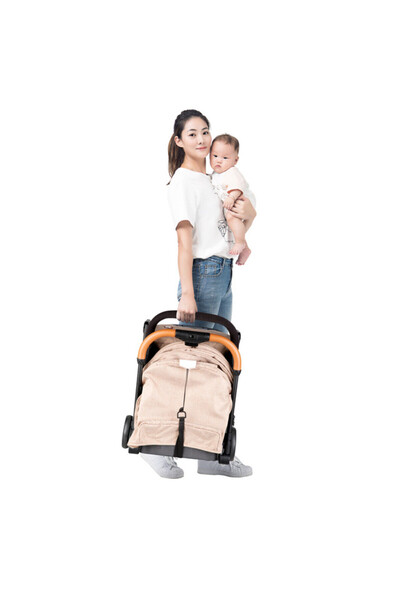 TEKNUM Travel Lite Stroller-SLD by Teknum-Khaki