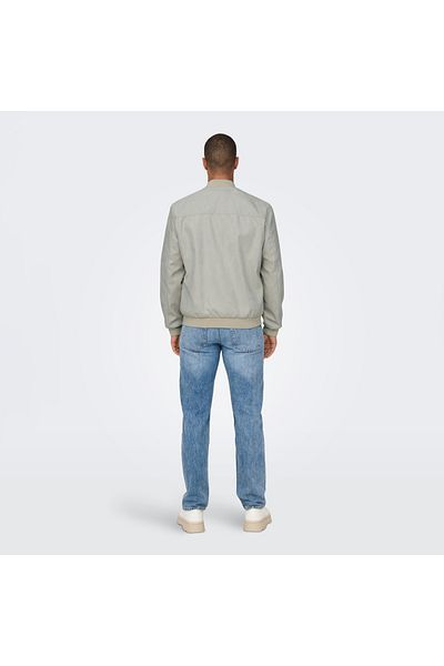 Only & Sons Lucas Men's Gray Jacket ( 22027463 -Vbu)