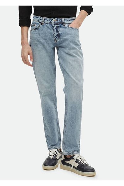 Ramsey Denim mit normaler Passform in Indigo – Hose aus 100 % Baumwolle