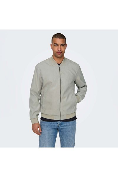 Only & Sons Lucas Men's Gray Jacket ( 22027463 -Vbu)