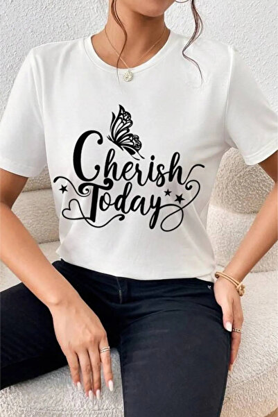 Wish BF Tricou de damă cu design fluture