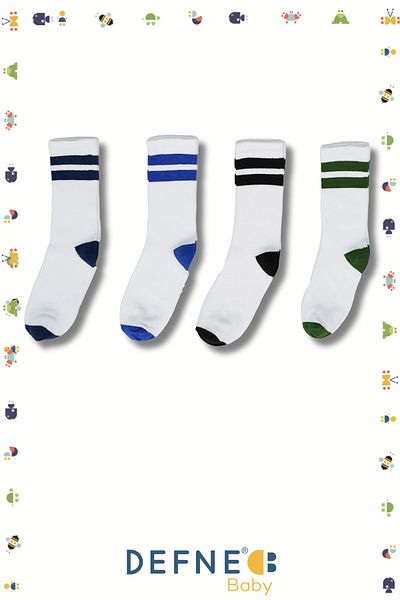 Defne Baby 4 Pairs of Boy's Socks