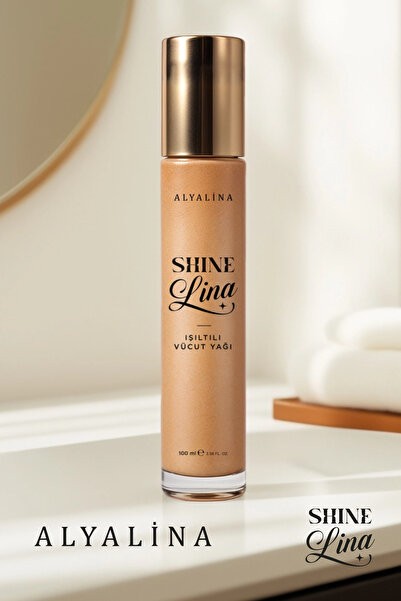 alyalina Shine Lina Işıltılı Ve Simli Vücut Yağı