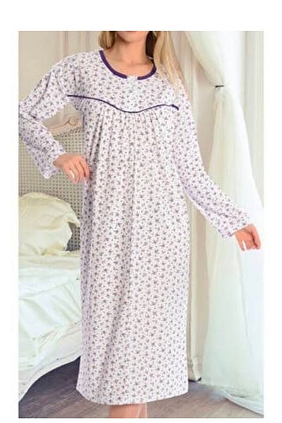 MODA Mother's Summer Robe Hospital Home Nightgown