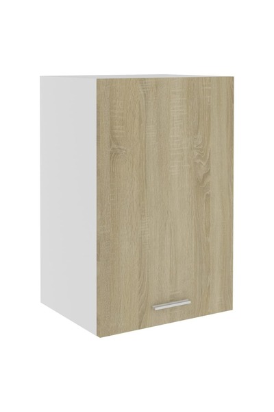 vidaxl خزانة معلقة ليون سونوما أوك 39.5 × 31 × 60 سم، مصنوعة من الخشب المصنّع