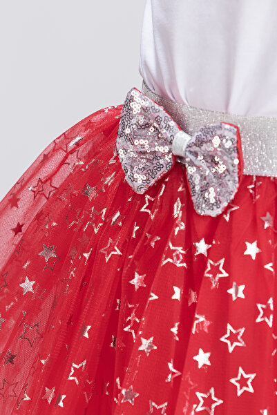 KT PERA BABY Star Printed 23 April Fluffy Show Birthday Party Skirt