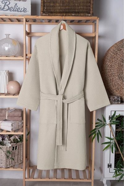 Miabella Home Βαμβακερό Unisex Μπουρνούζι Πικέ