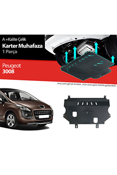 Genel Markalar Peugeot 3008 Çelik Karter Muhafaza Koruma 2009 2010 2011 2012 ...