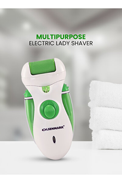 Olsenmark 4-in-1 Rechargeable Lady Epilator, 2 years warranty OMLS3097