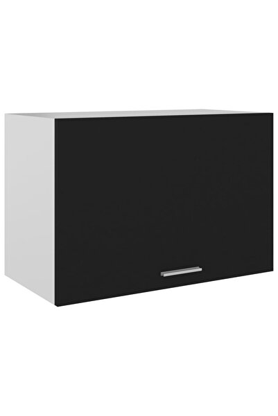 vidaxl خزانة معلقة ليون سوداء 60×31×40 سم من الخشب المصنّع