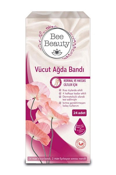 Bee Beauty 24 Pack Body Waxing Strips