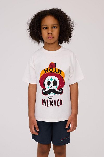 Nebbati Bg Store Boy's Ecru Tshirt