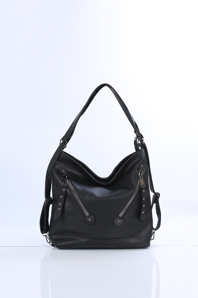 byFOX Fashion Salaş Çapraz Fermuar Detaylı Yumuşak Yüzey Sırt Kol Çantası