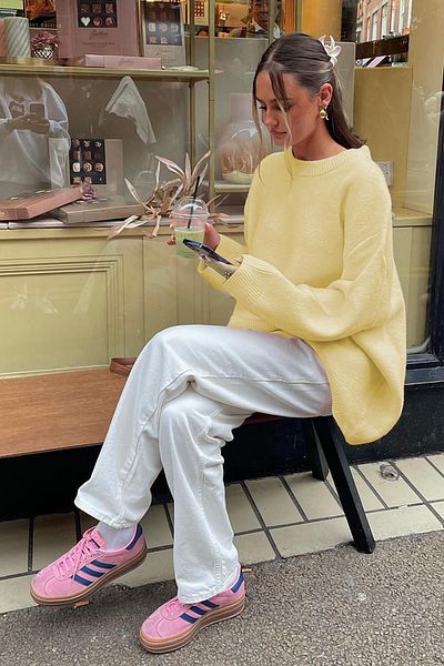 Cloudy Kids Crew Neck Oversize Knitwear Sweater