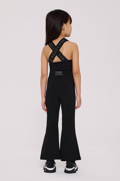 Tyess BG Store Girl's Black Tights