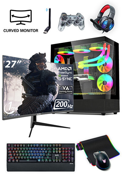 IZOLY NextGen A-X i5-13400F 32GB 1TB M.2 NVMe RTX 3070 8GB 27" 200HZ 240mm  Oyuncu Masaüstü Bilgisayarı