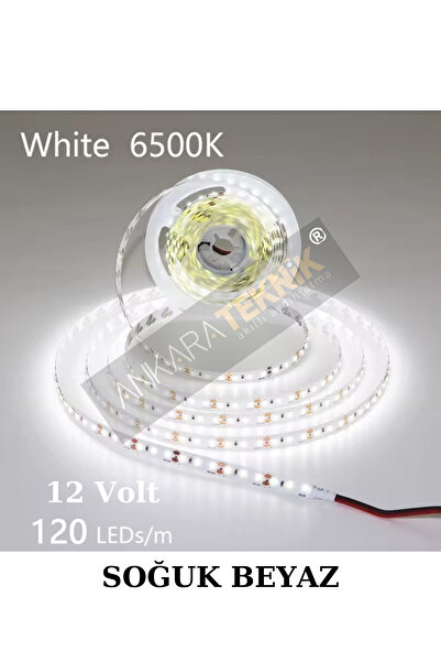 ankarateknik Şerit Led Metrede 120 Led Smd Chip 5 Metre Rulo / 12 Volt