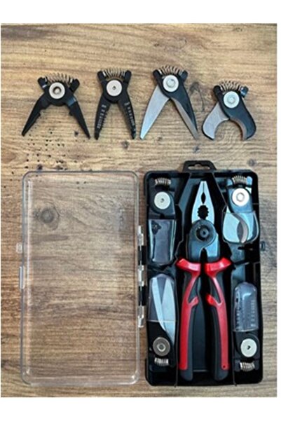 DMAX 5 BAŞLIKLI PENSE SETİ DEĞİŞTİRİLEBİLEN ÇOK AMAÇLI PROFOSYONEL PENSE