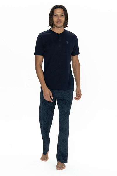 U.S. Polo Assn. ΒΑΣΗ. Σετ μπλουζάκι με σορτς πιτζάμα Polo 3 τεμαχίων